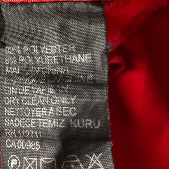 Jay Godfrey Rockefeller Dress Sleeveless V-Neck Evening Gown Maxi Red Size 2 - Picture 9 of 10